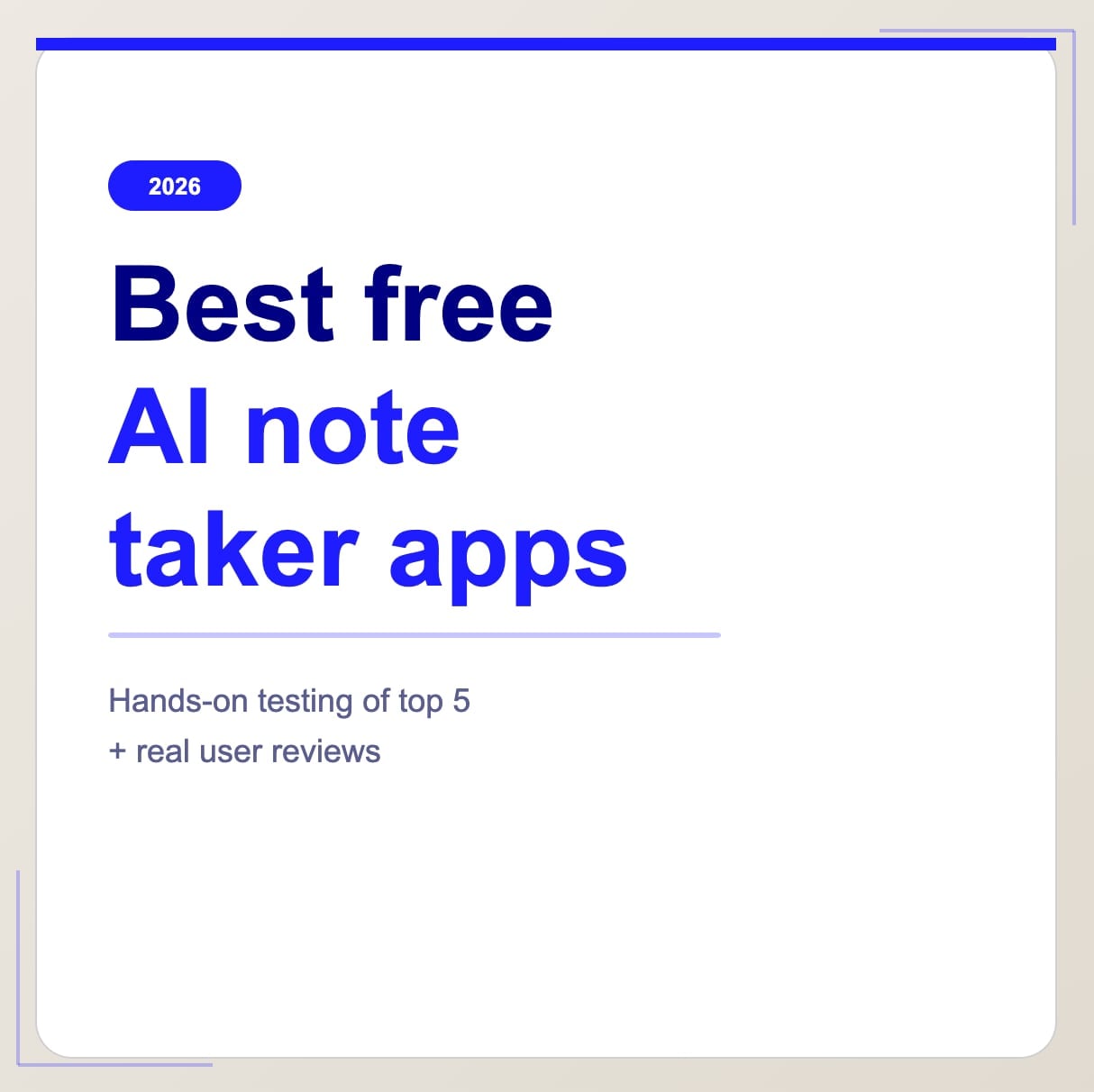 KI Transkription & Notizen: Die 5 besten kostenlosen Apps im Test (2026)