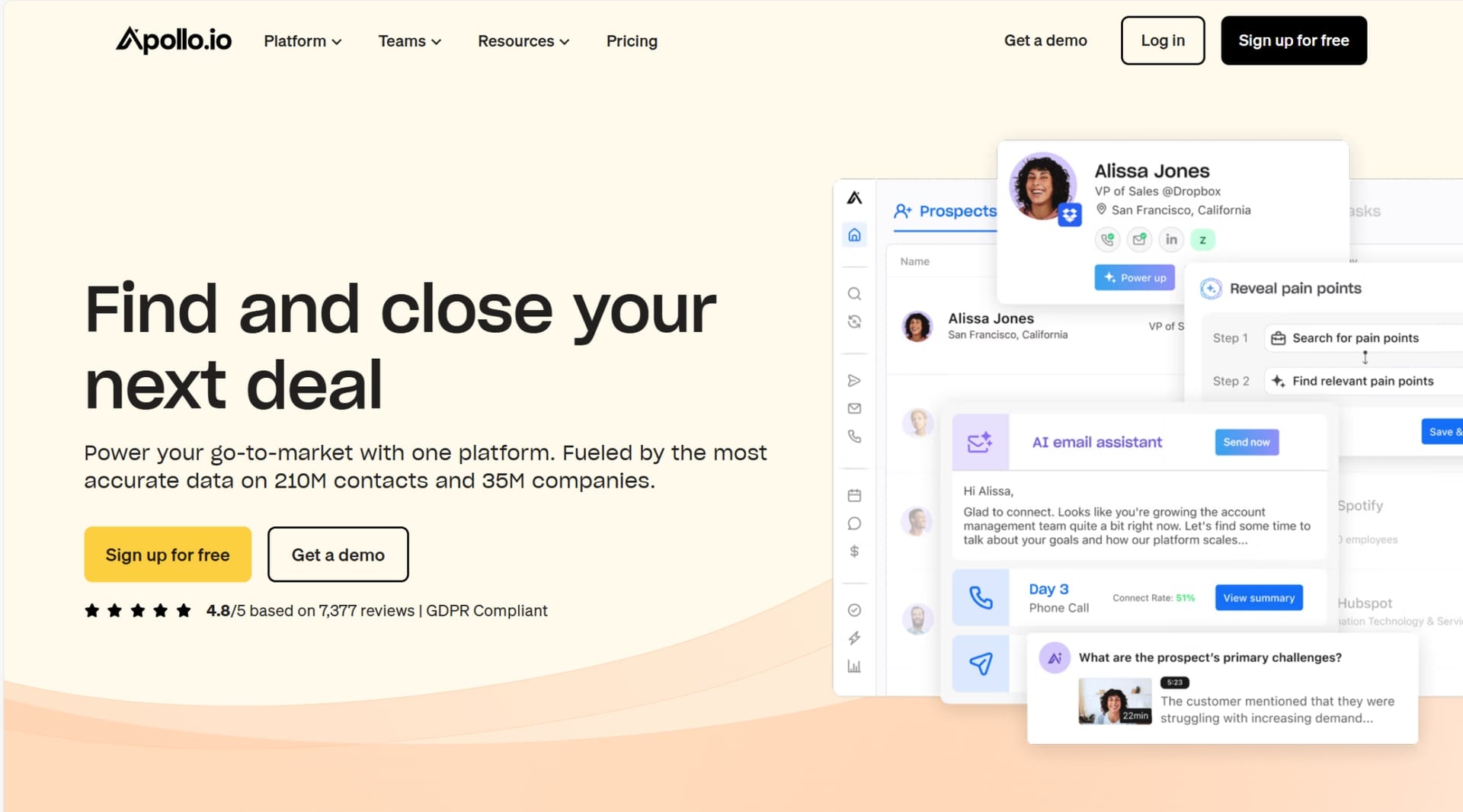 Apollo-Homepage