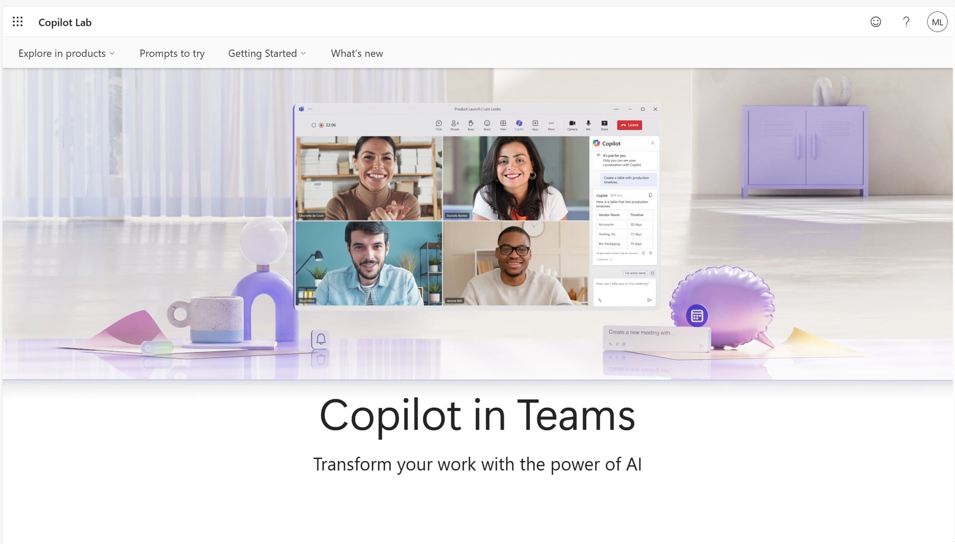 Copilot für Teams