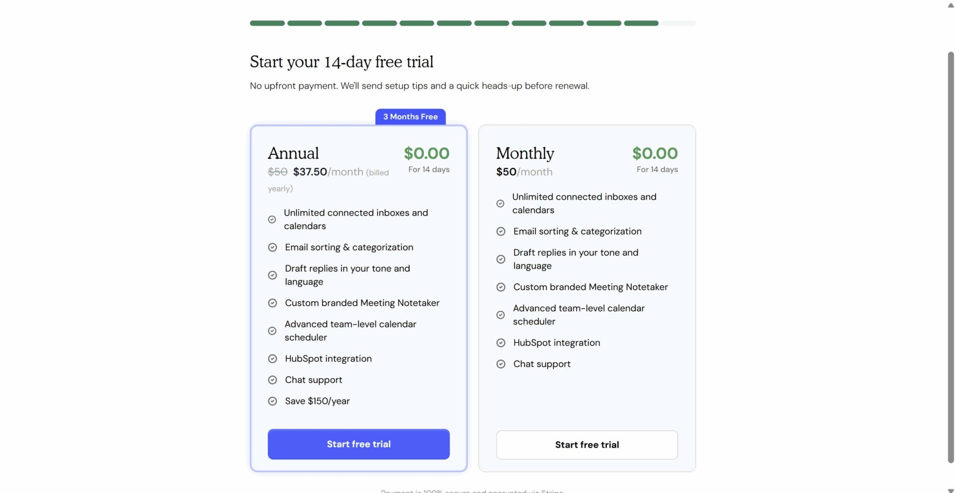 You cannot use Fyxer without agreeing to pay after your trial ends.