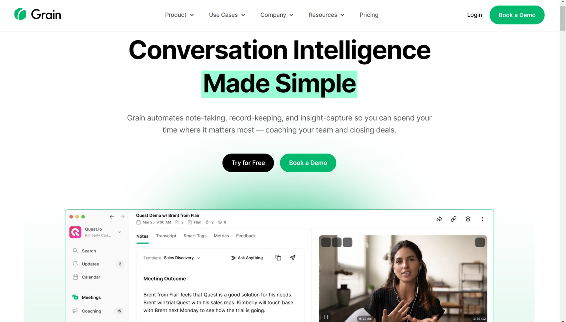 Grain's homepage