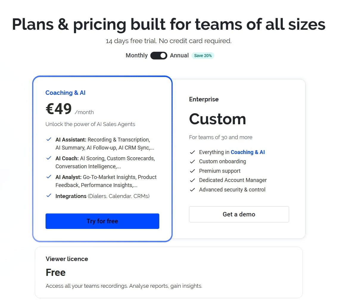 Demodesk pricing
