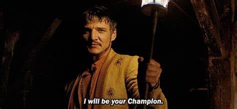 I will be your champion!
