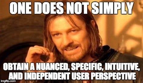 Sean Bean: Não se obtém simplesmente uma perspectiva de usuário diferenciada, específica, intuitiva e independente.