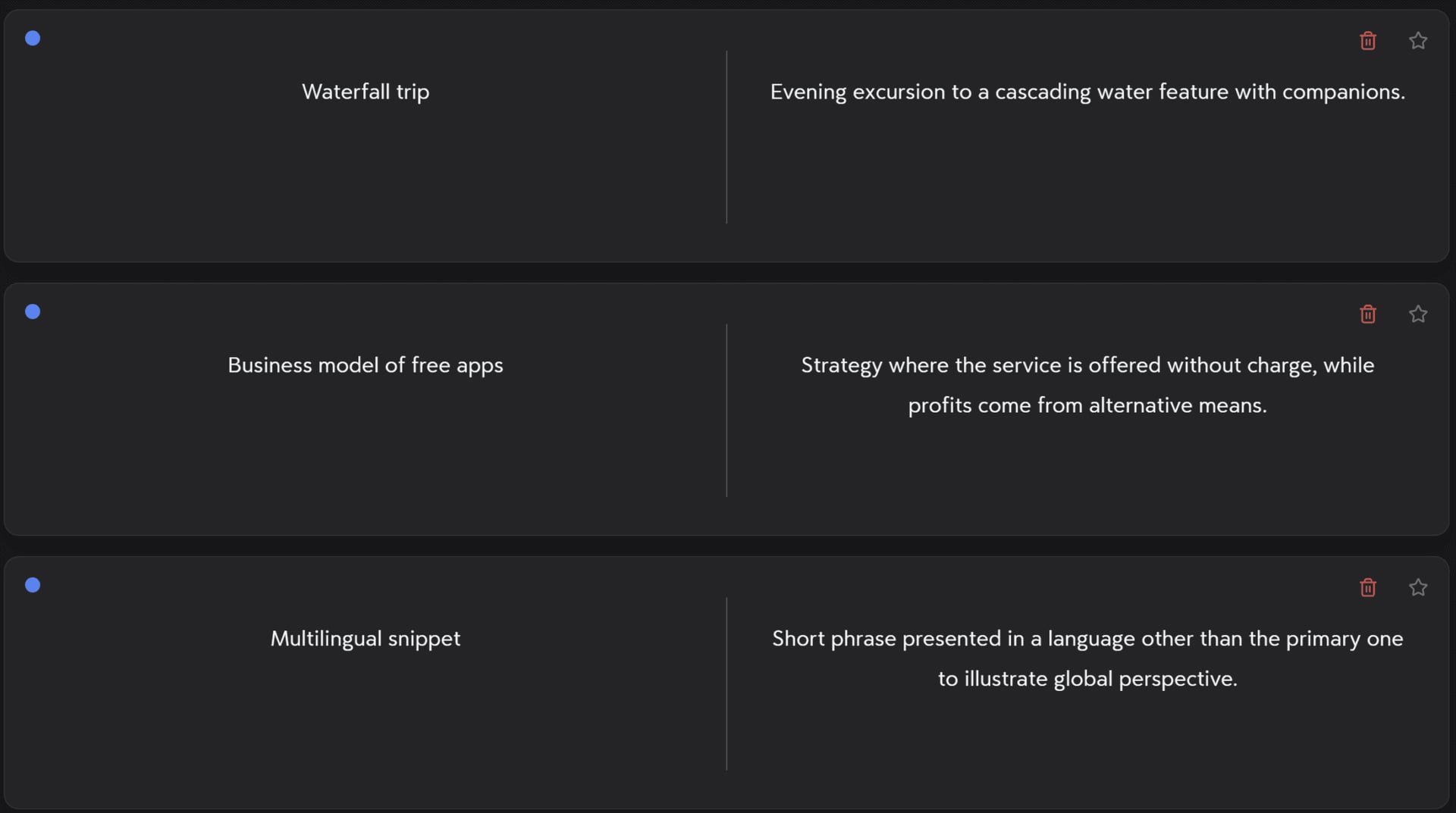 Turbo AI's flashcards can be hit or miss without a prompt.