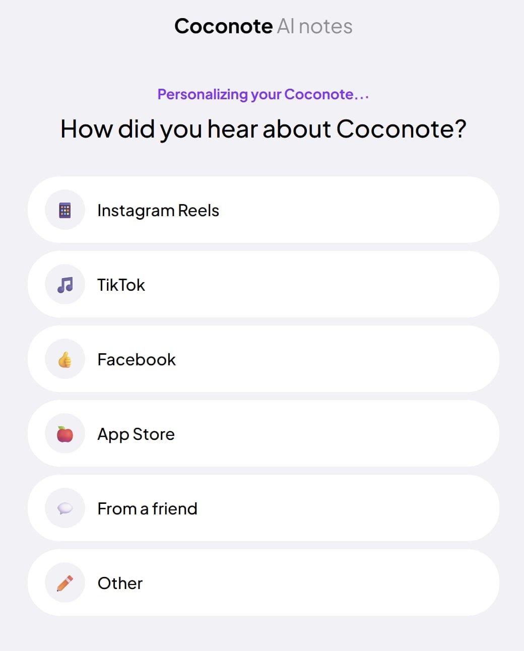 Incorporación a Coconote n.º 1