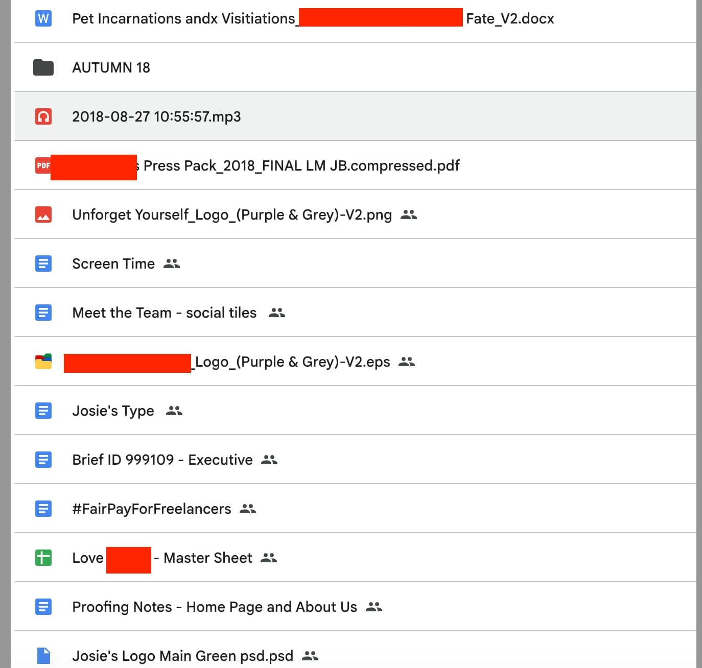 Google Drive chaos