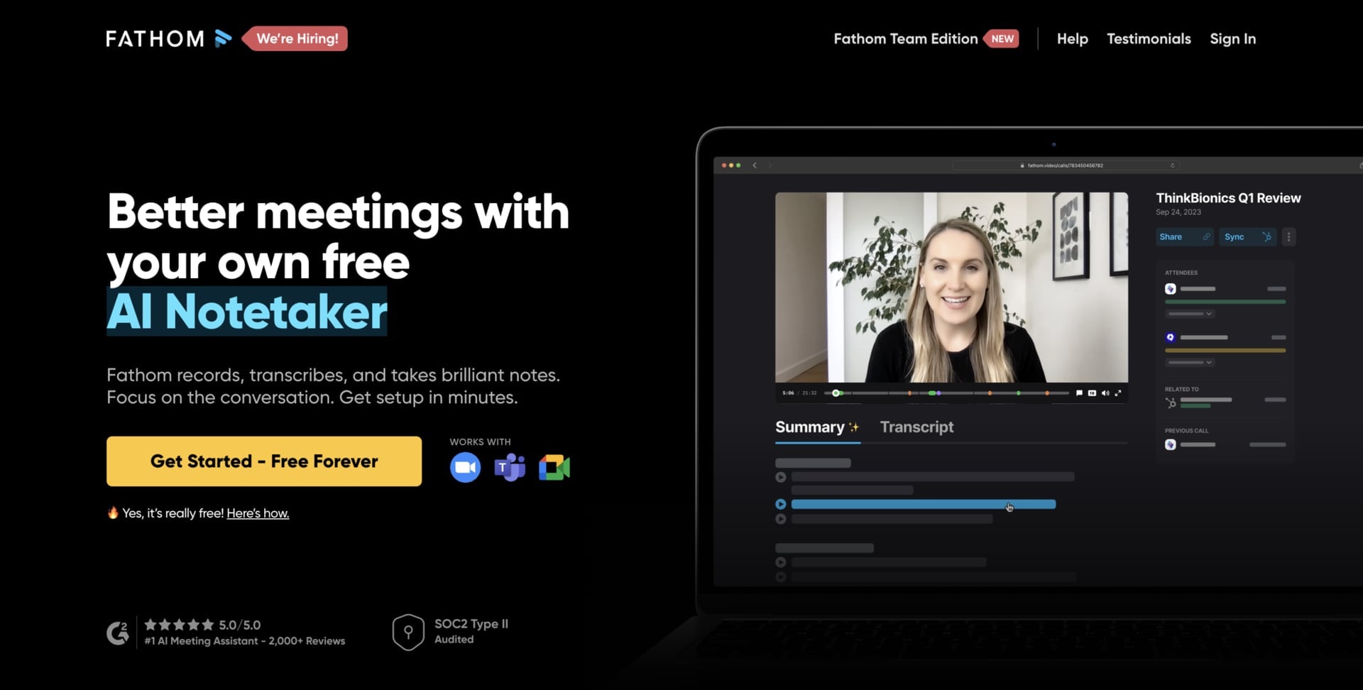 Fathom website