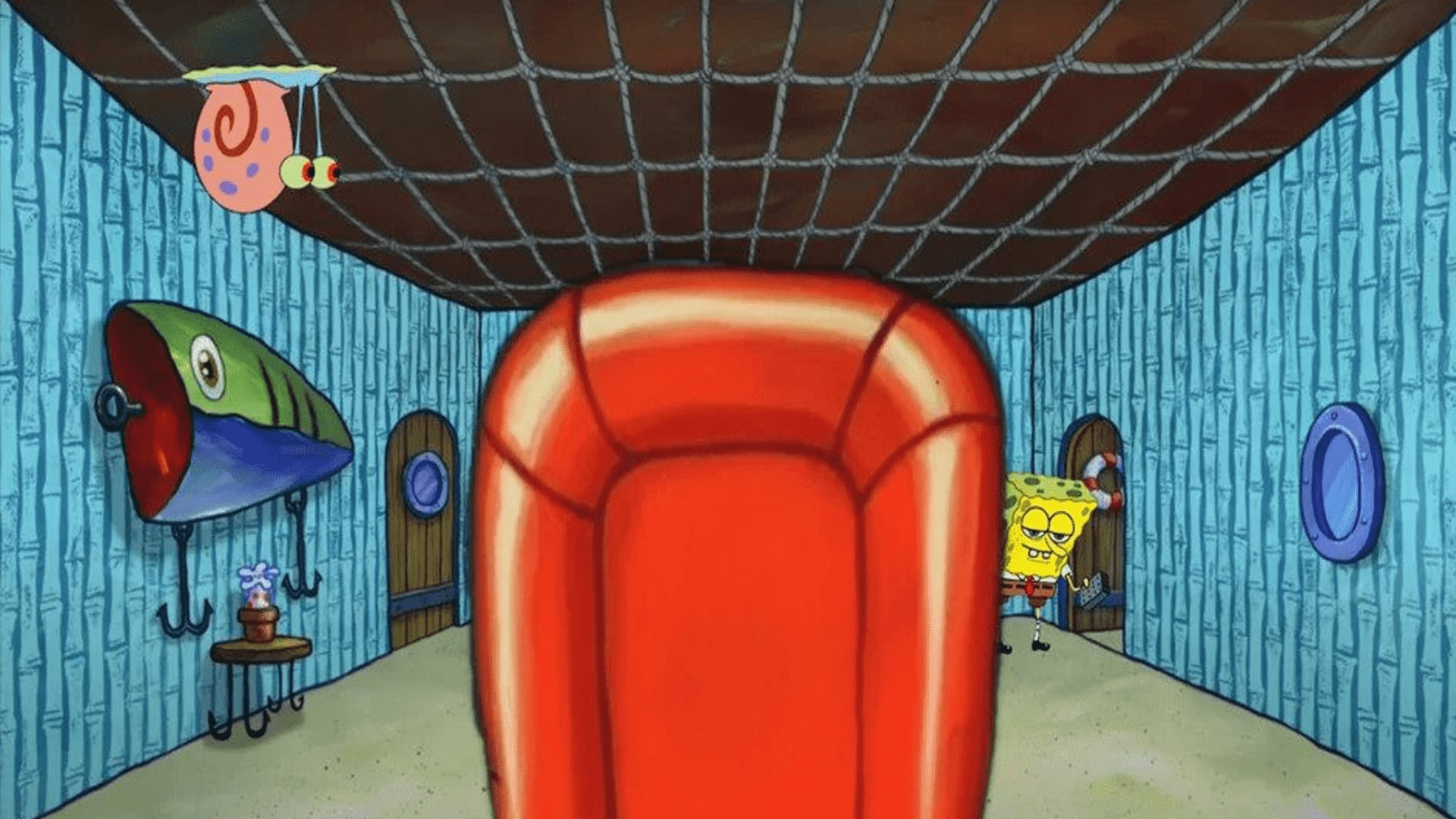 Fundo zoom Bob Esponja