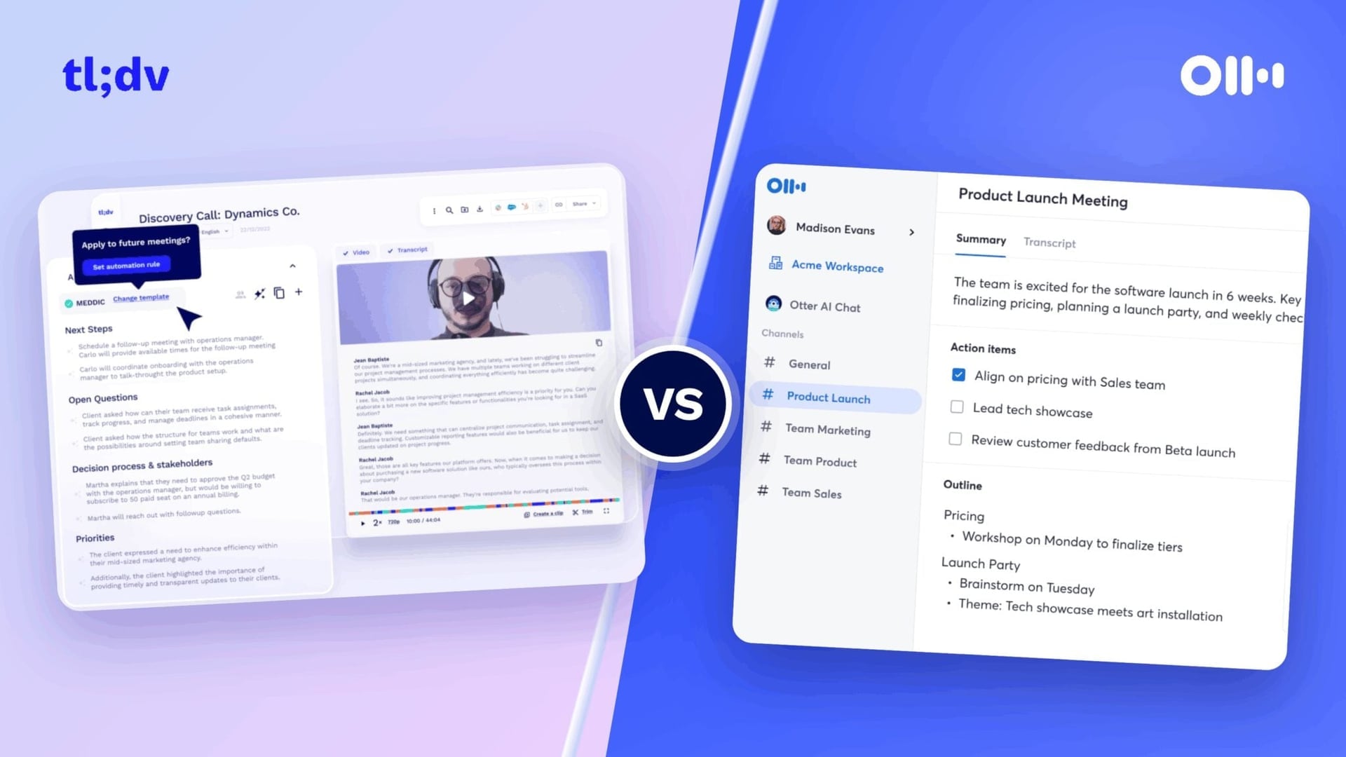 tl;dv vs Otter (2026): Which AI Meeting Assistant Is Better?