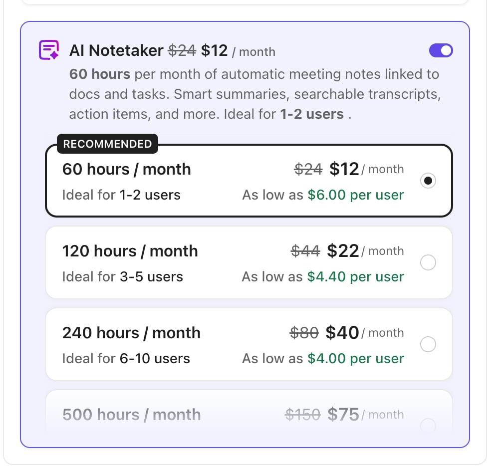 ClickUp pricing confused me