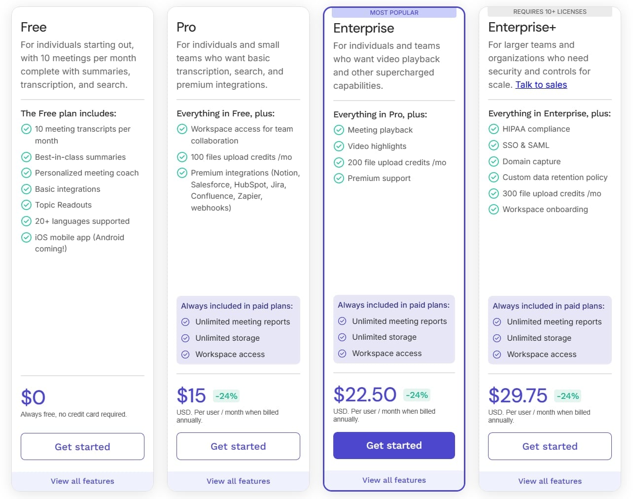 Read.ai pricing: how much does it cost?