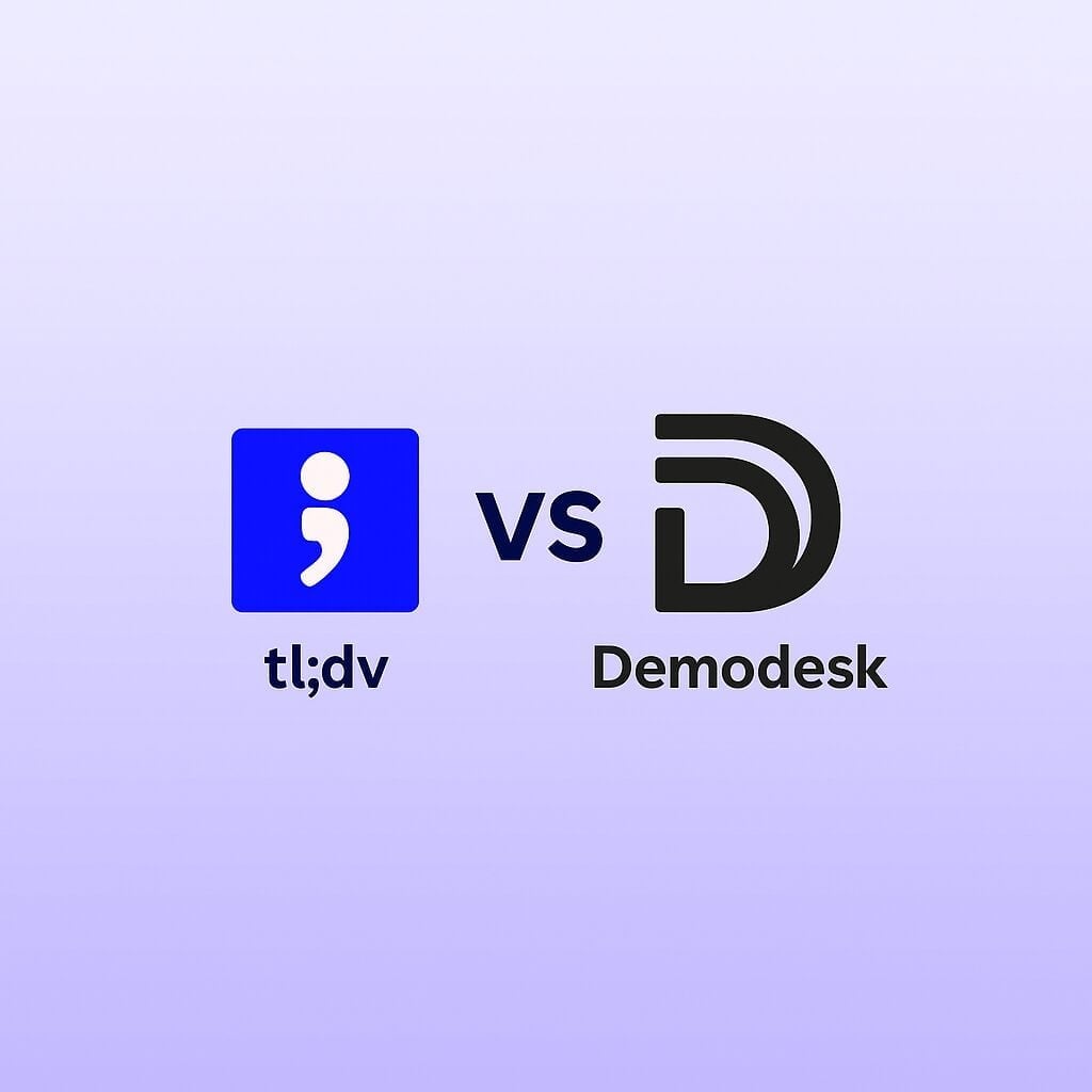 tl;dv vs. Demodesk: ¿Cuál es la mejor plataforma de inteligencia de ventas para ti?