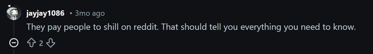 A Reddit user claims StudyFetch pays Reddit users to advertise it.