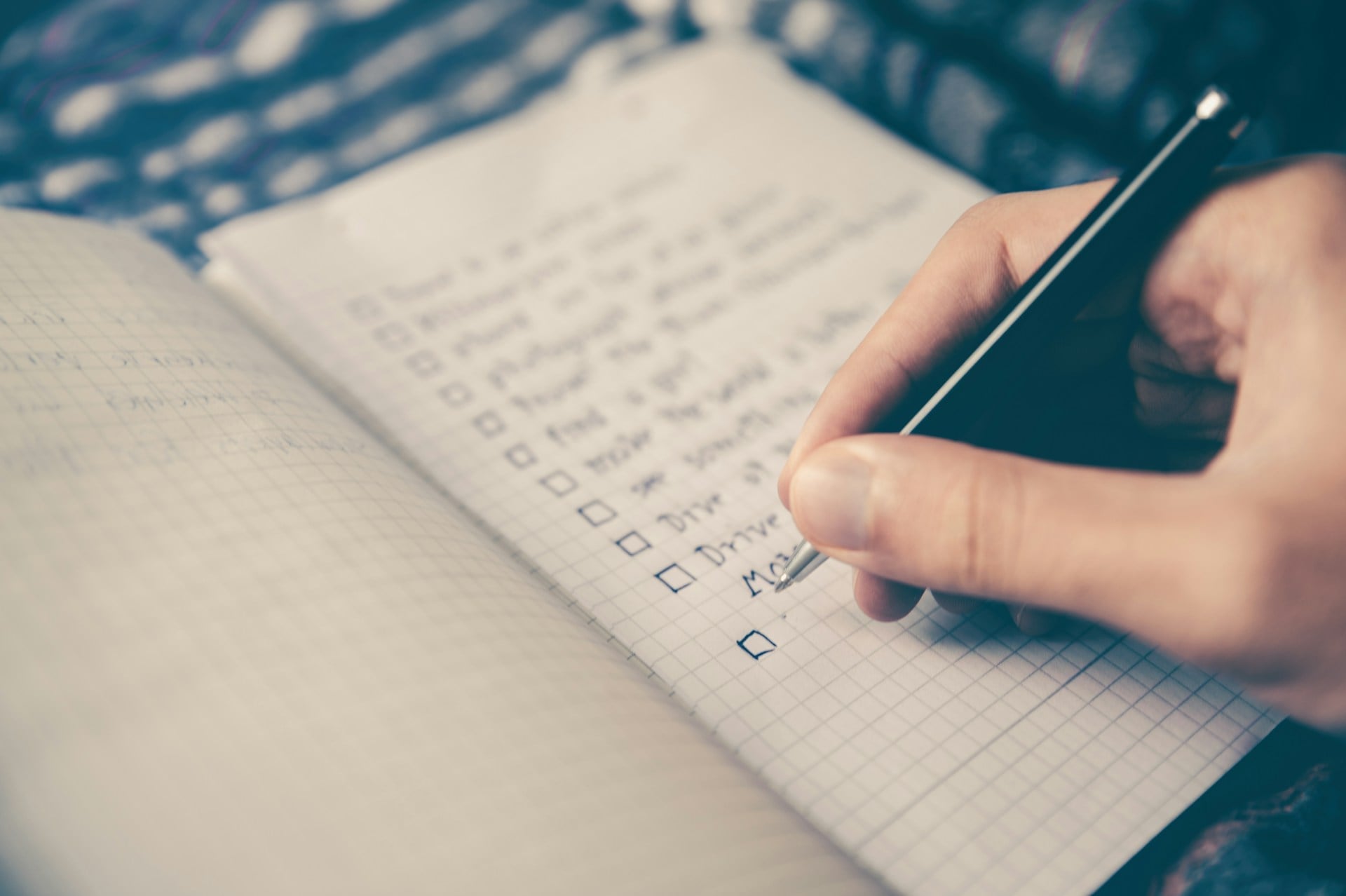 meeting agenda tick list