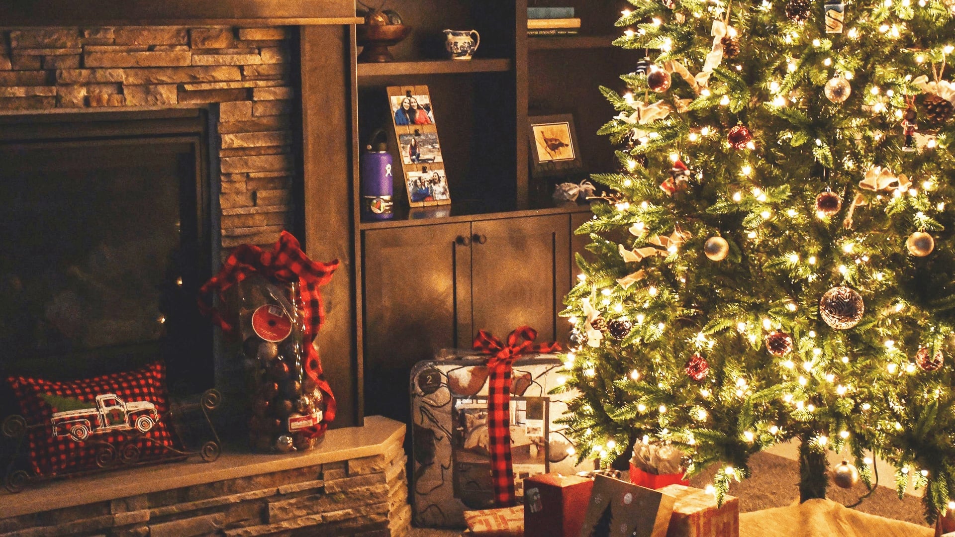 Fundo de Natal Zoom para os feriados-min
