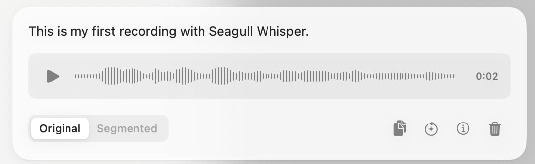 Seagull Whisper