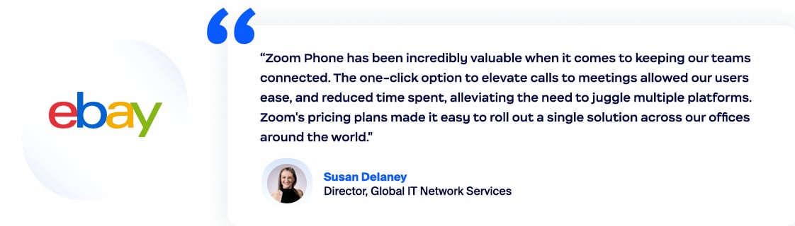 Ebay's review of Zoom Phone