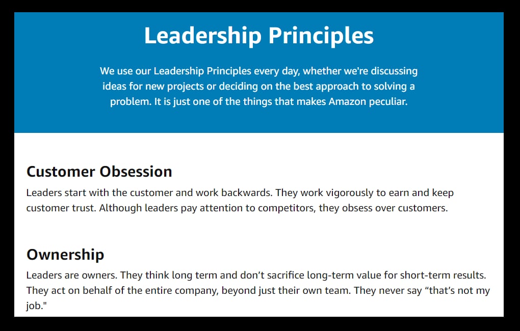 Amazon's Customer Obsession