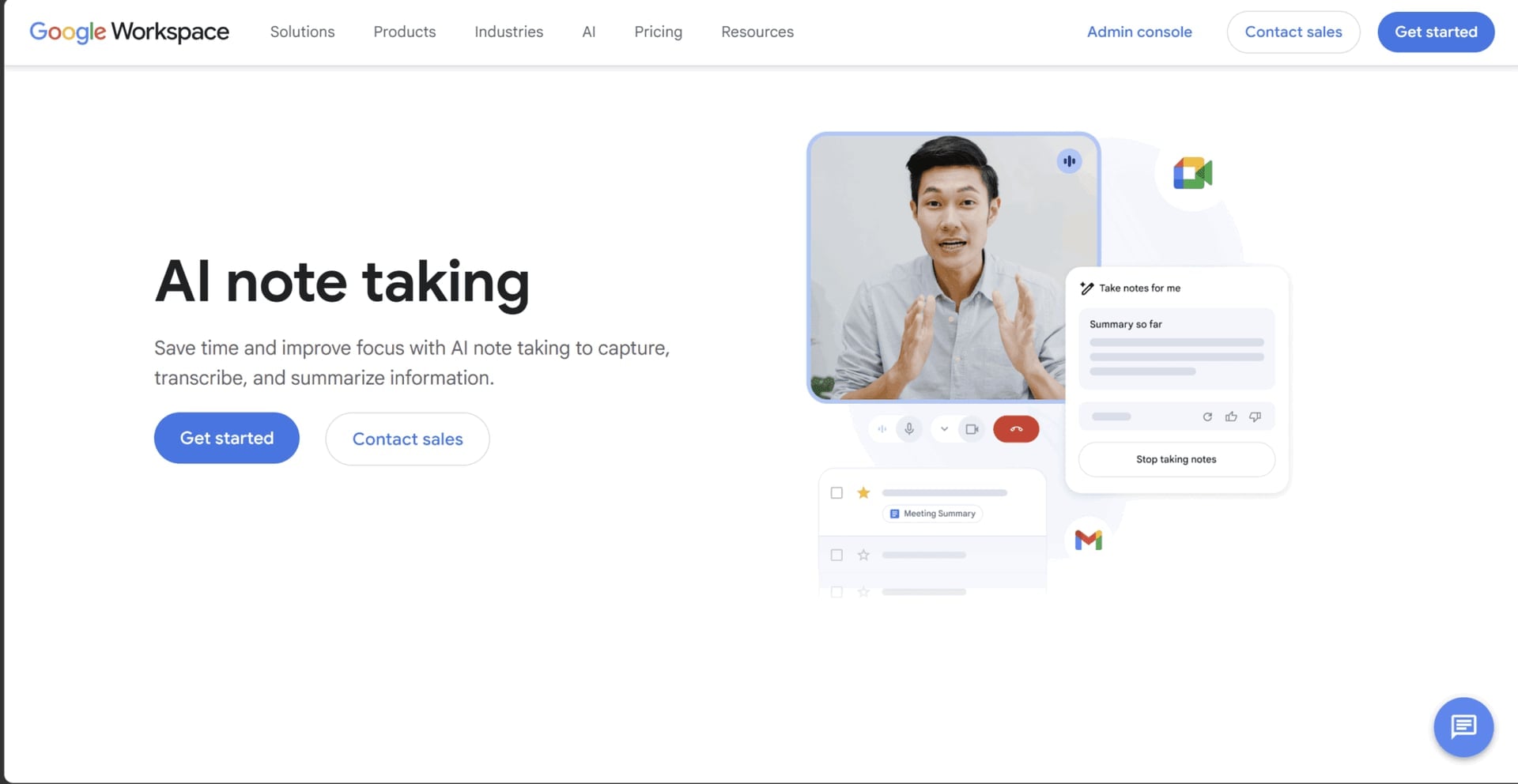 Google Meet AI Notetaker
