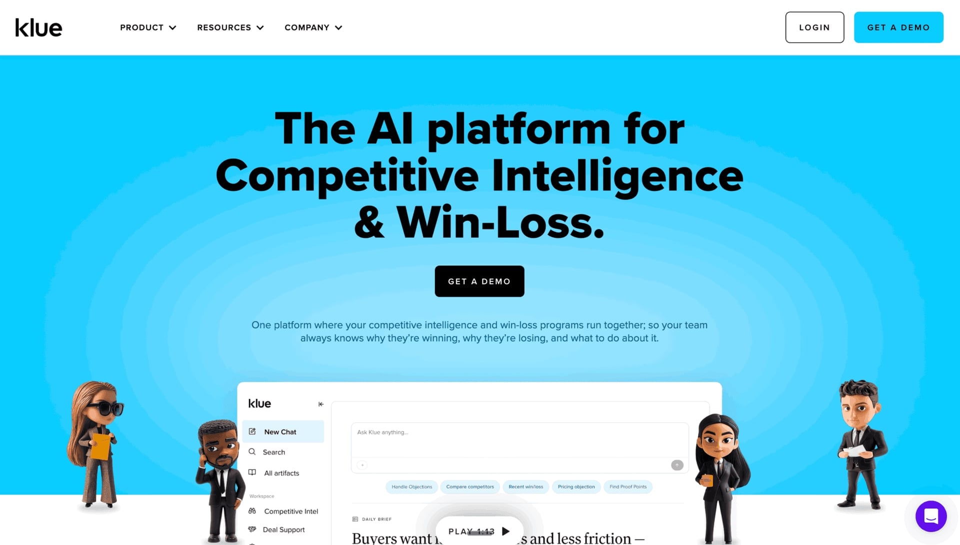 Klue Market and Competitive Intelligence Platform