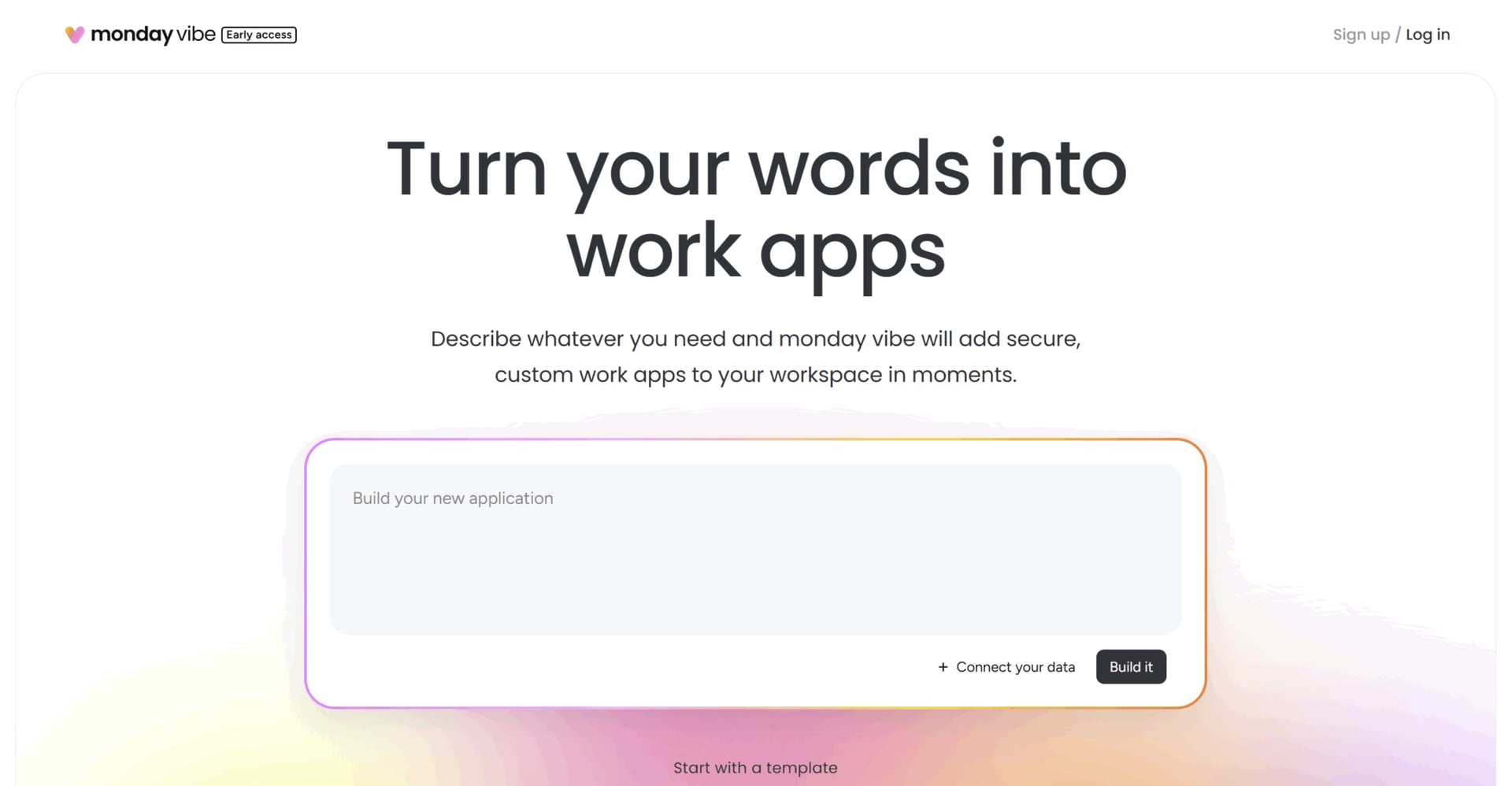 Monday Vibe: Monday.com s new vibe-coding tool.