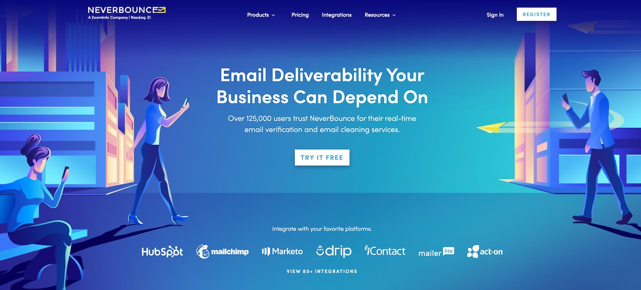 NeverBounce data cleansing tool