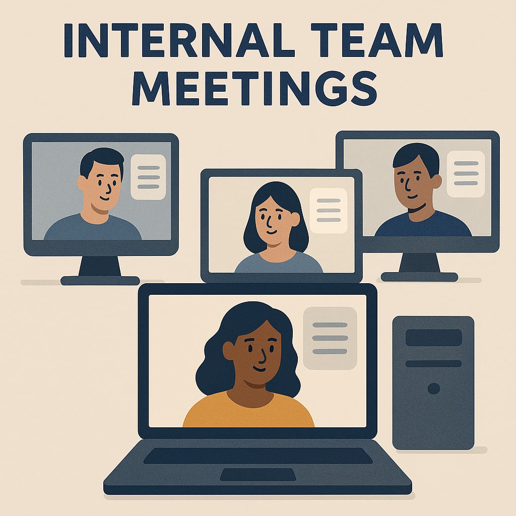 Internal team meetings
