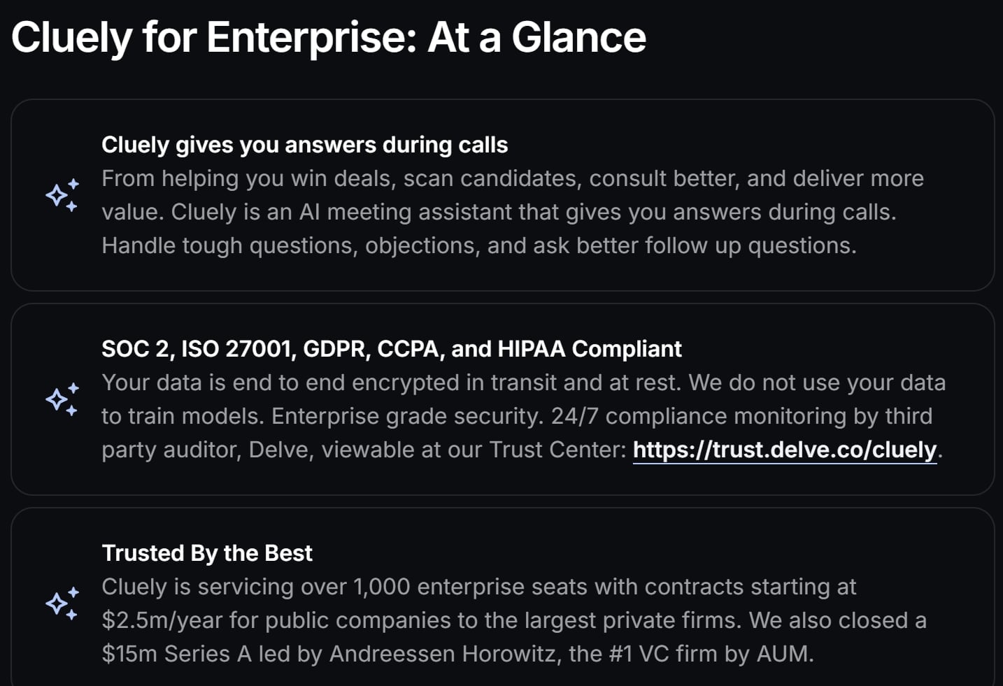 Claude for Enterprise posiada certyfikat SOC2.