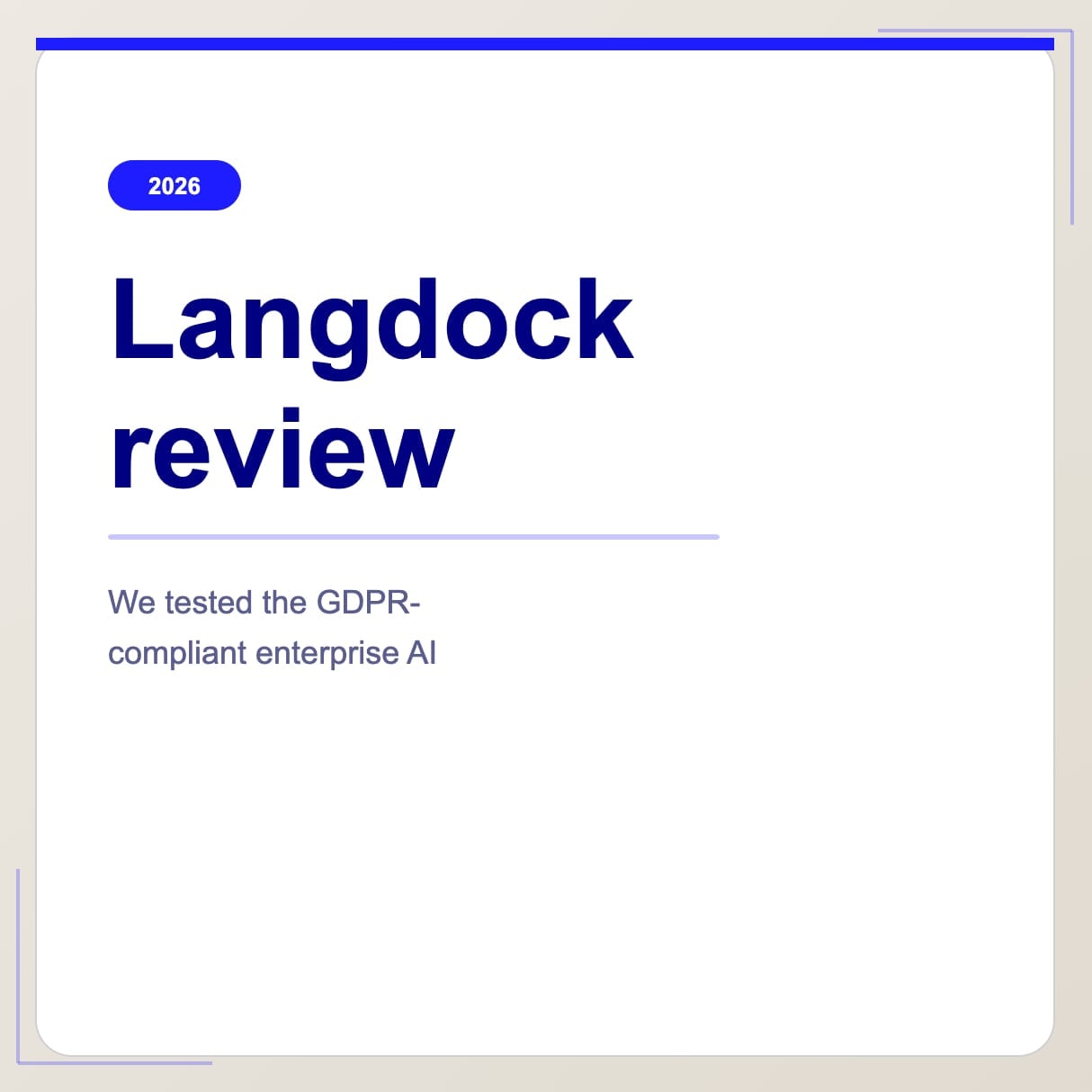 Langdock Review: We Tested the GDPR-Compliant Enterprise AI Platform