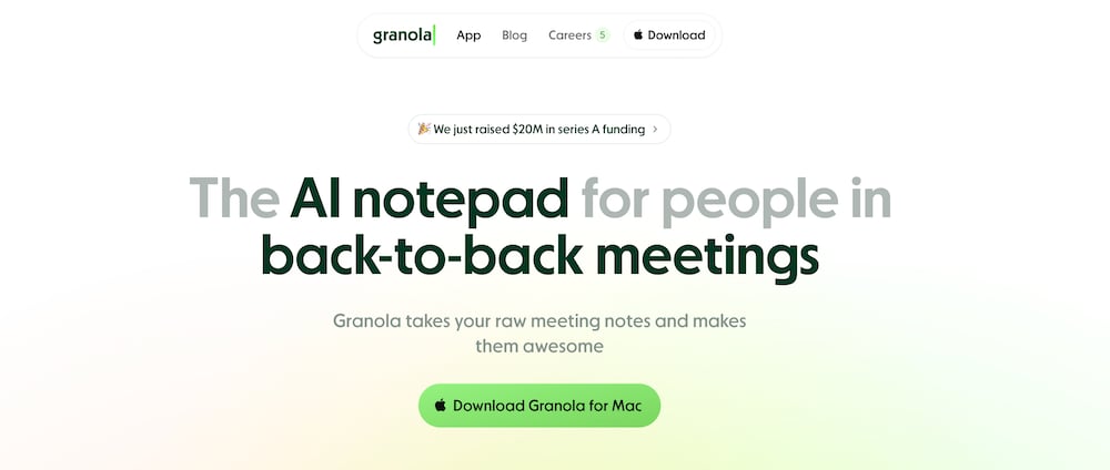 Granola hero image