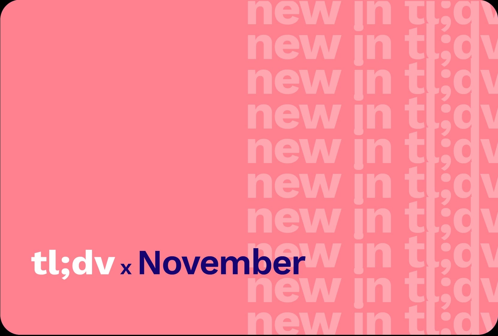 tl;dv x Nov