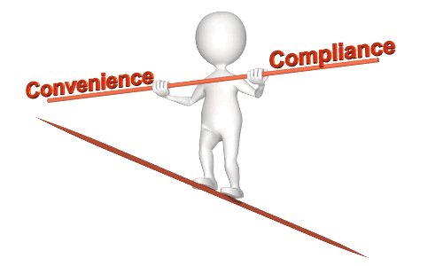 Gratwanderung zwischen Komfort und Compliance