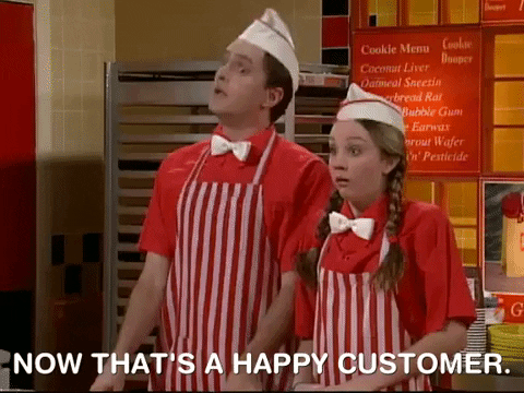 Now that's a happy customer