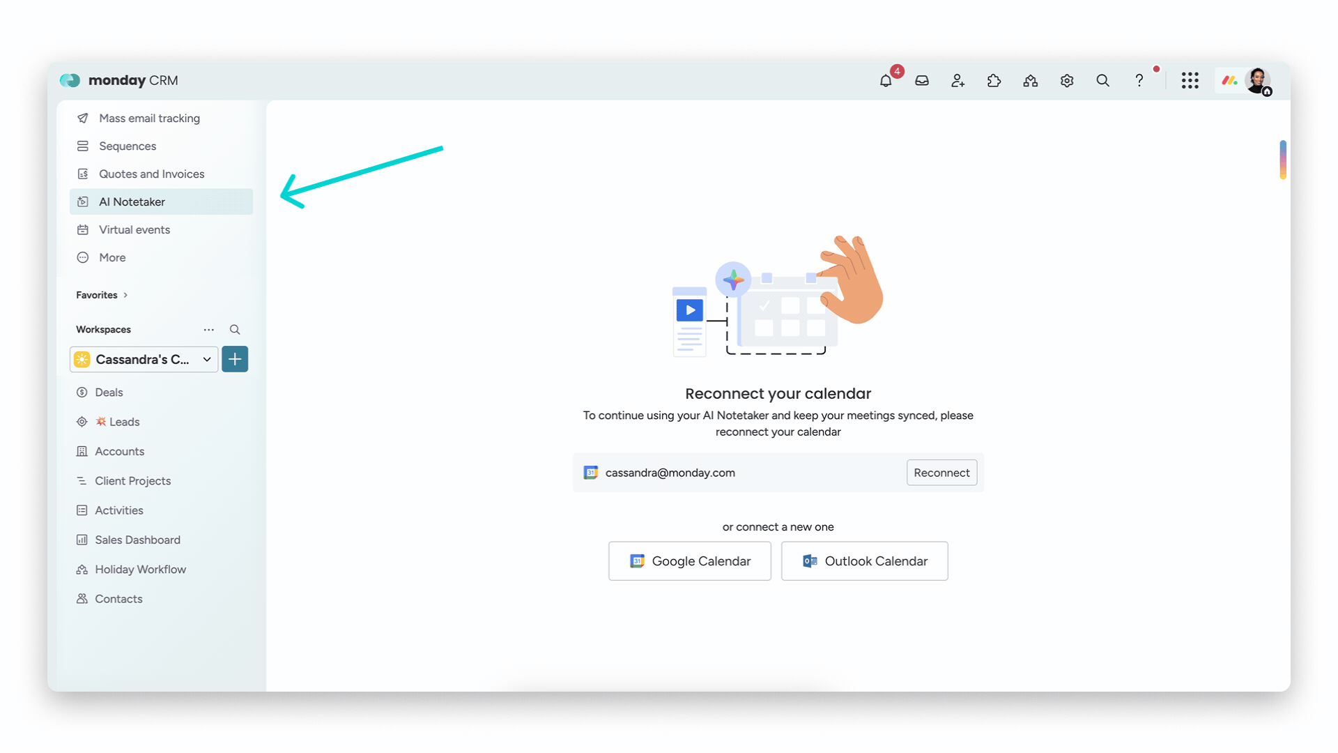 Monday's guide to setting up your notetaker.